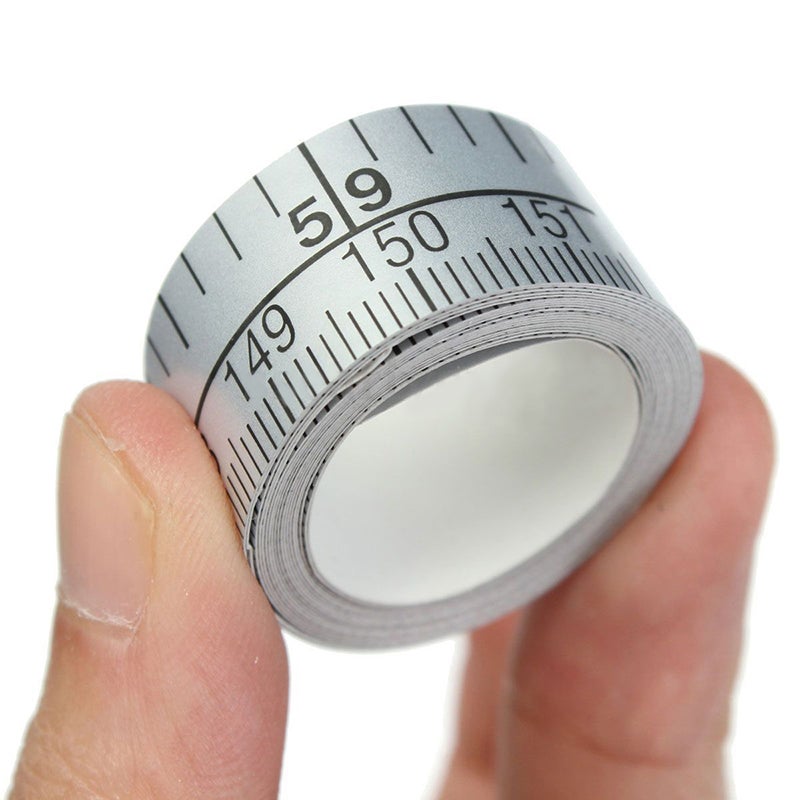 150cm Self Adhesive Measure Tape Vinyl White Ruler Sewing Machine Sticker Fast s